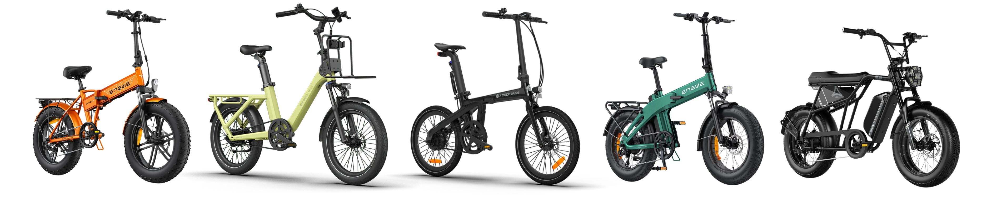 Sortiment af elckyler vi reparerer